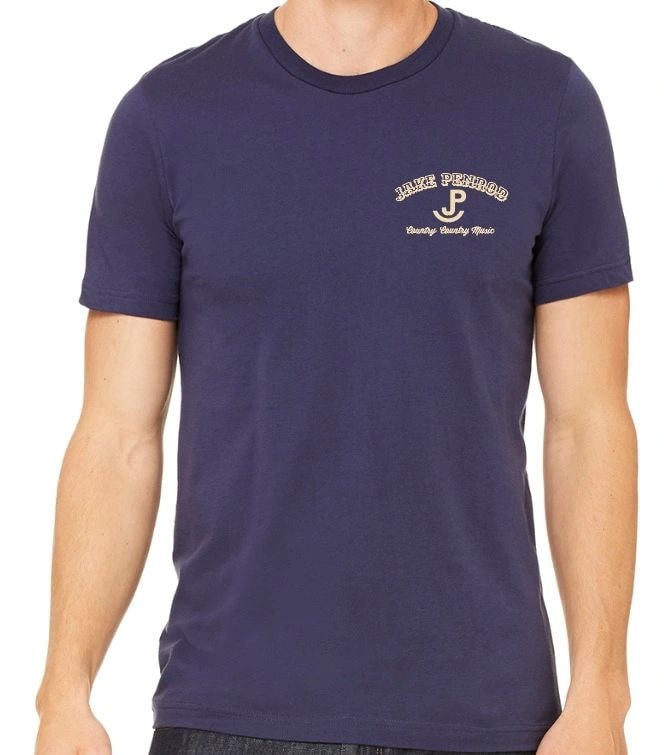 Jake Penrod navy blue t-shirt